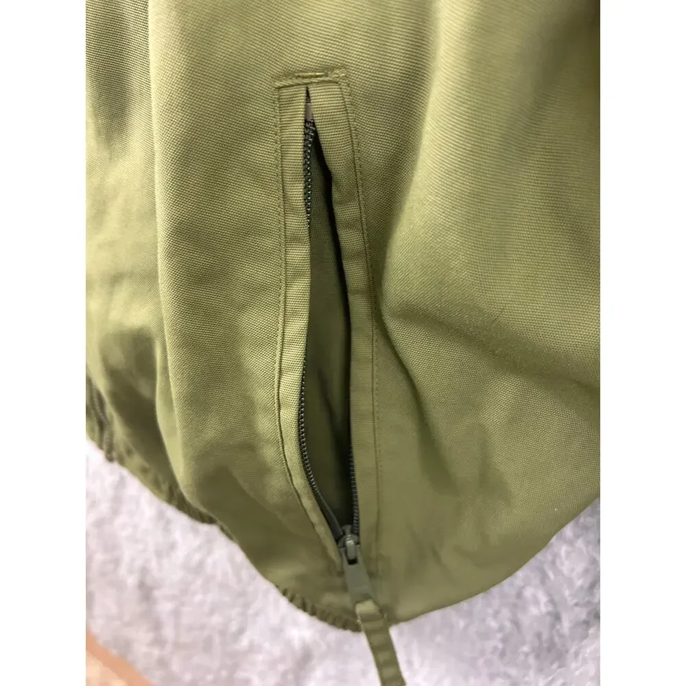 Cabela’s Outdoor Gear Men’s L Green Insulated Jacket Fleece  Hood Full Zip Shell
